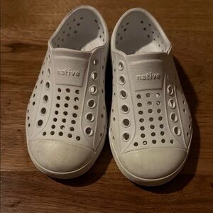 Native Kids Shoes - White